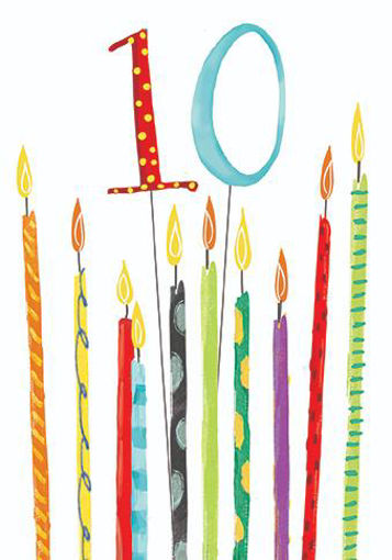 Picture of 10TH BIRTHDAY CARD